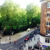 View of Russell Square from the front facing hotel rooms (Stewart Mandy)