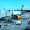 Thomas Cook Airlines A330-200 at the gate in Cancun (Photo: Stewart Mandy)